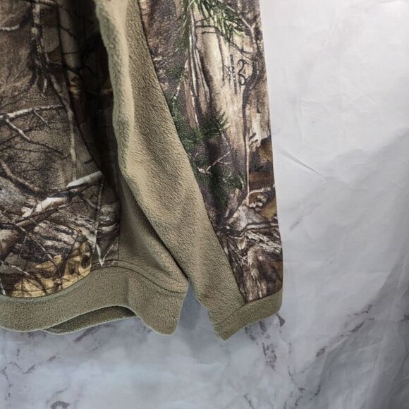 Scent Blocker Hoodie Mens Large Camo Realtree Xtra Pullover Sweatshirt Fleece - Picture 4 of 12
